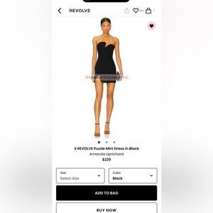 Brand New !! Never used X REVOLVE Puzzle Mini Dress in Black
Amanda Uprichard
